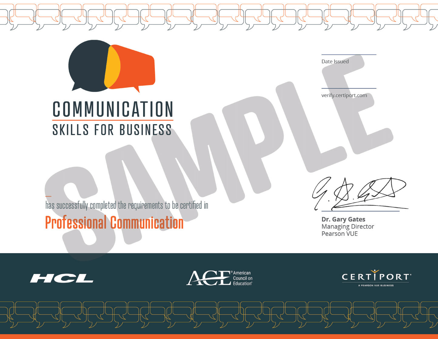 Communication Skills for Business Certification