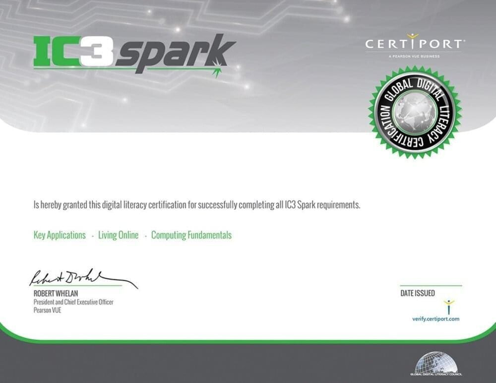 IC3 Spark Certification - with Practice Tests