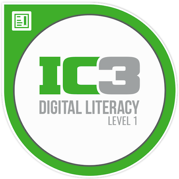 IC3 Digital Literacy GS6 Certification (Level 1) - Bundle Offer