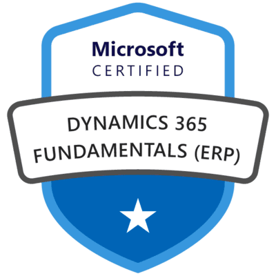 Microsoft Dynamics 365 (ERP) - (Exam MB-920) badge