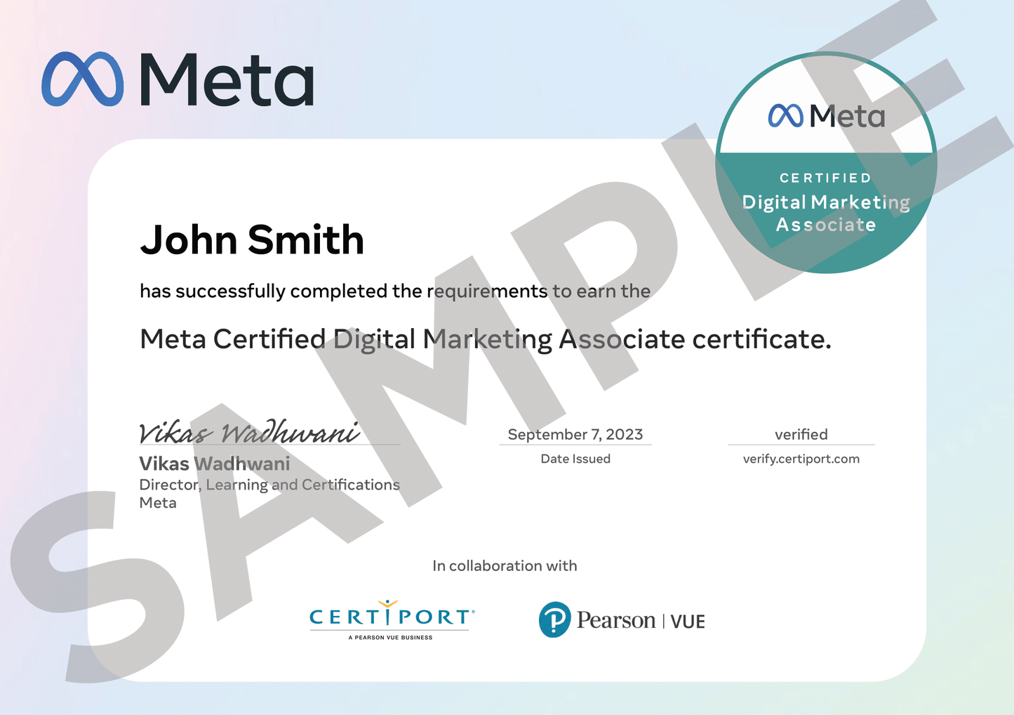 Meta Certification - with Practice Tests